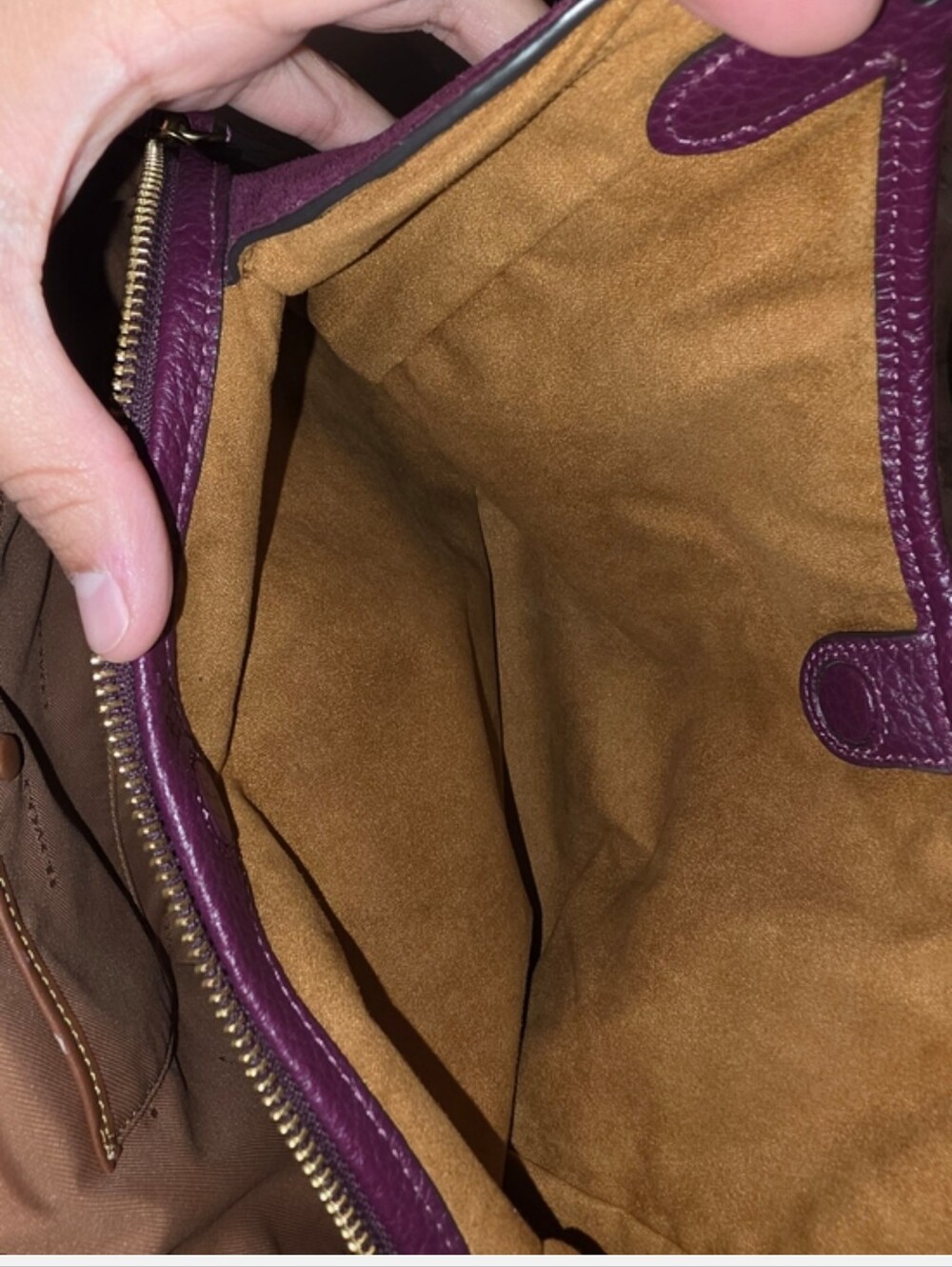 Coach Deep Berry Lori Shoulder Bag - Picture 5 of 9